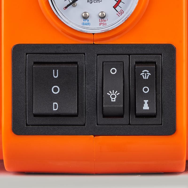 VEVOR 12 in 1 Electric Car Jack Set,  Max 5 Ton/11023 LBS Hydraulic Jack with Electric Impact Wrench, Built-in Inflatable Pump and LED Light, Portable Car Lift for SUV MPV Sedan Truck Change Tires Garage Repair VEVOR Super Brand Day