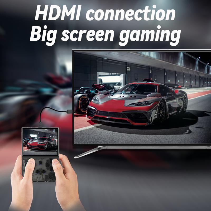 ANBERNIC 2024 RG35XX Handheld Game Console 3.5' IPS 640*480 Screen Retro Games Consoles Classic Emulator Hand-held Gaming Console Preinstalled Linux System Video Games Christmas Gifts