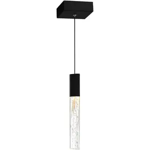 CWI Lighting Greta LED 2 inch Black Mini Pendant Ceiling Light 1589P5-1-101