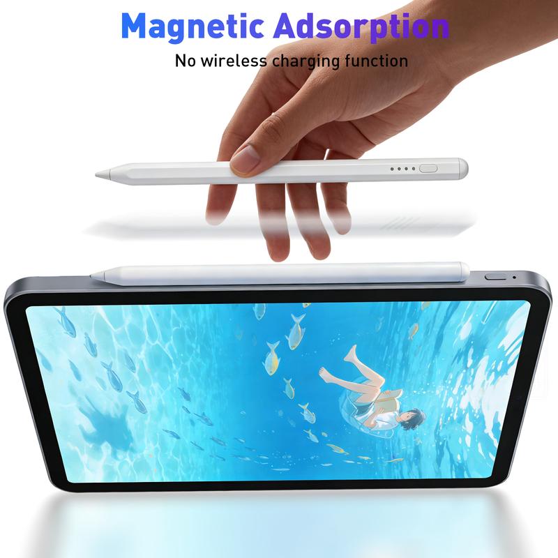 Stylus Pen for iPad Fast Charge with Palm Rejection Tilt Sensitivity Active Touch Screen Pencil Compatible with iPad 6/7/8/9/10 Pro12.9&11 Air3/4/5 Mini5/6