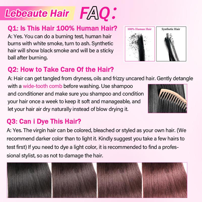 Loose Wave Human Hair Bundle with Closure Brazilian Virgin Hair Loose Wave Bundles Human Hair 3/4 Bundles with 4×4 Lace Closure