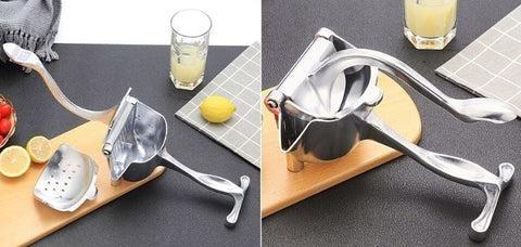Manual Aluminum Juicer – Strong Hand Press for Citrus & Pomegranate, Ergonomic Grip, Easy to Use & Clean