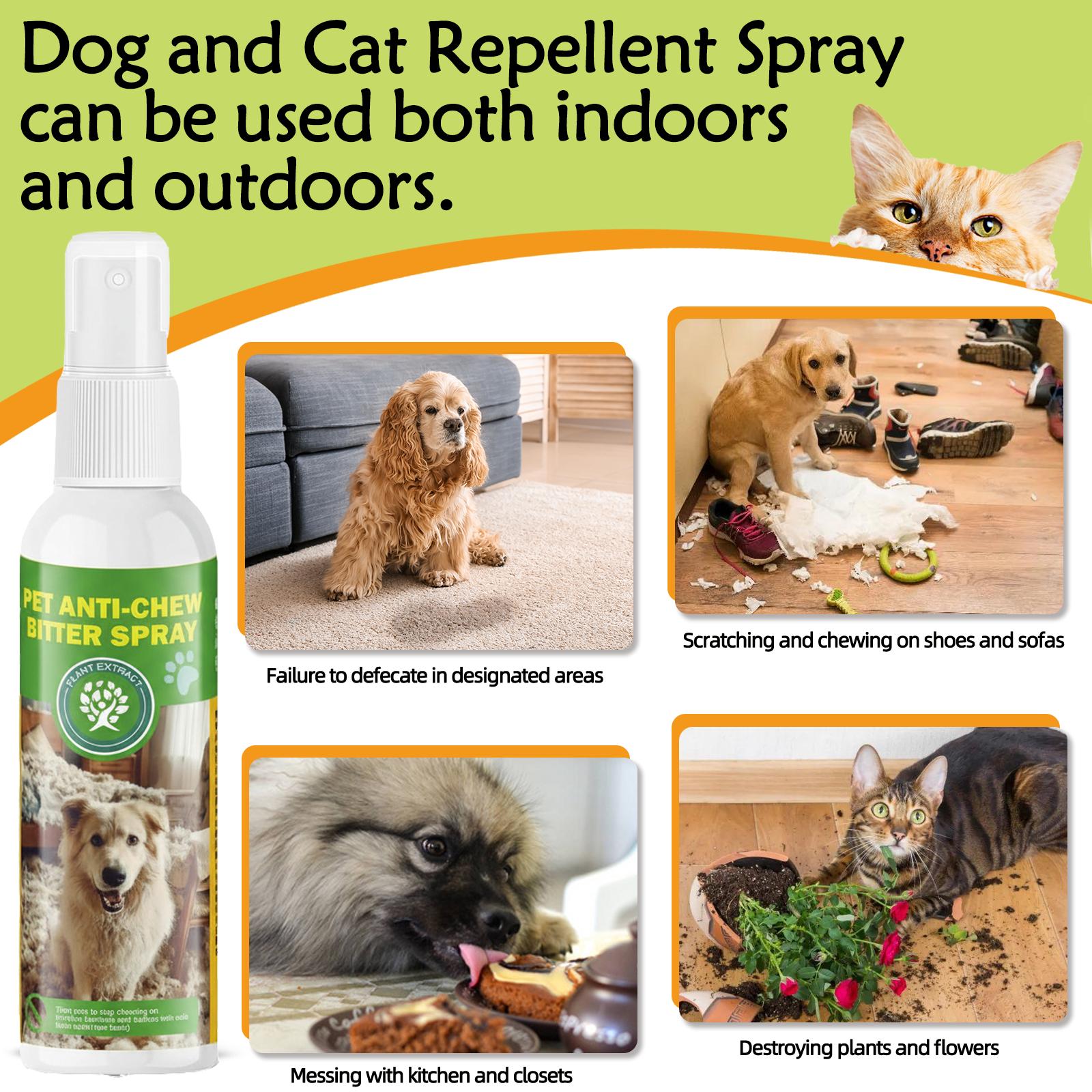 120ml Pet Anti-Chew Bitter Spray, Effective Training Tool to Stop Dogs & Cats Chewing Furniture, Safe Non-Toxic Formula 120ml Pet Anti-Chew Bitter Spray, Effective Training Tool to Stop Dogs & Cats Chewing Furniture, Safe Non-Toxic Formula