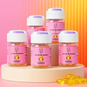 5 Bottles Herbal Feminine Wellness Capsules, Plant-Based Women's Firming & Refreshing Care Capsules