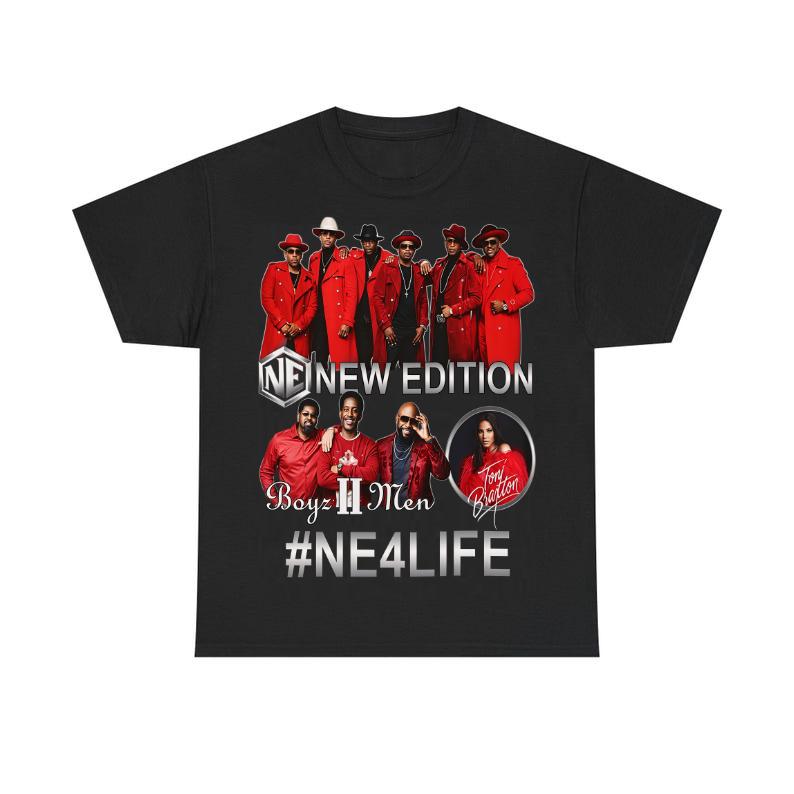 New Edition With Boyz II Men -The New Edition Way Tour 2026- T Shirt New S-5XL