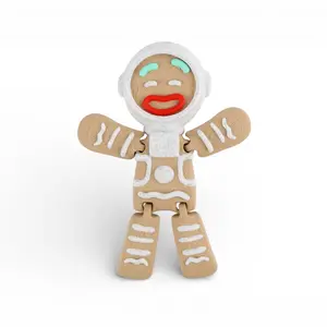Career Gingerbread Man Ornament Figurine Decoration 3D  print - articulated