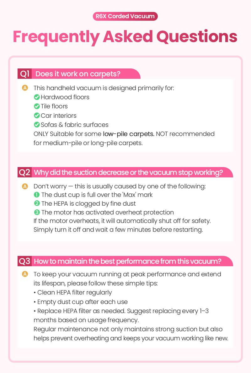 [Springglowup] INSE R6X Corded Stick Vacuum, 15KPa Suction with 600W Motor, Ultra-Lightweight Bagless Upright Vacuum with Handheld for Home Hard Floor Carpet Pet Hair Car Cleaning home cleaning tools home appliances