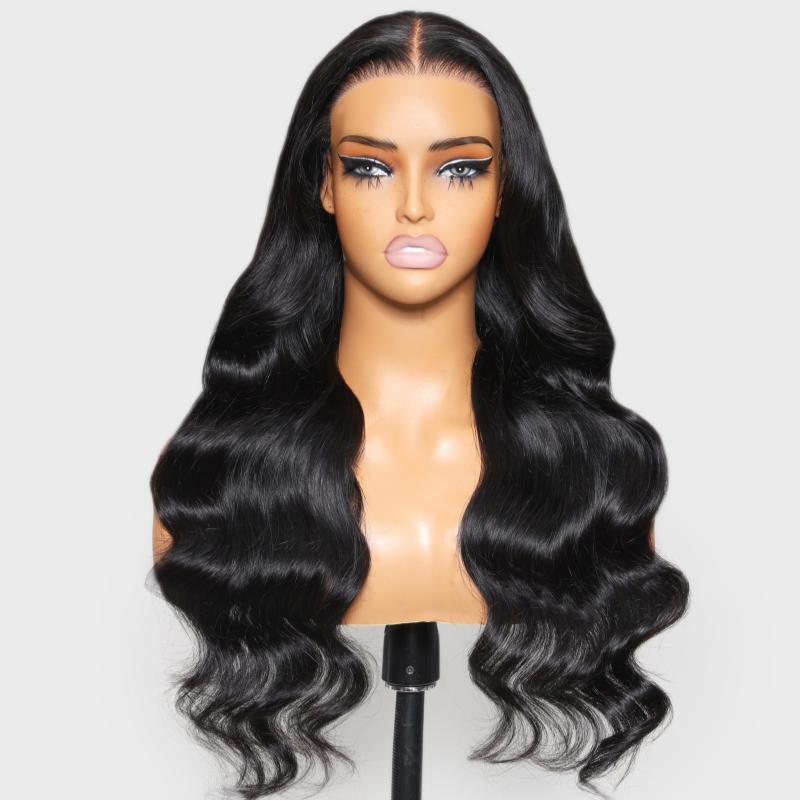 UNice Bye-Bye Knots Glueless 7x5 HD Lace Body Wave Wig With Pre Plucked Hairline 100% Human Hair Beginners Friendly Natural Scalp ##tiktokshopjumpstartsale