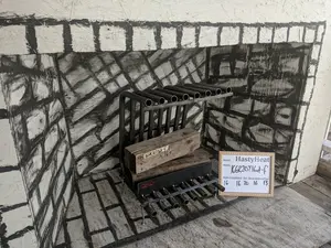 16GR20T16D-F fanless natural convection tube fireplace grate.
