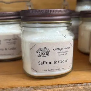 8oz Farm Stand Candles - All Soy - Homemade, Handcrafted, Small Business - Fall scents