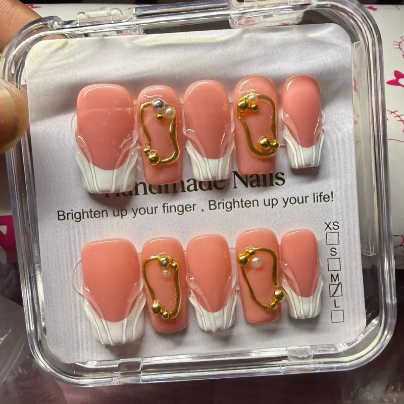 Handmade Nails Press ons - Brighten up your finger Brighten up your life XS S M L