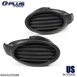 Fit For Ford Focus 2012-2014 Pair Front Bumper Fog Light Lamp Cover Grille Bezel