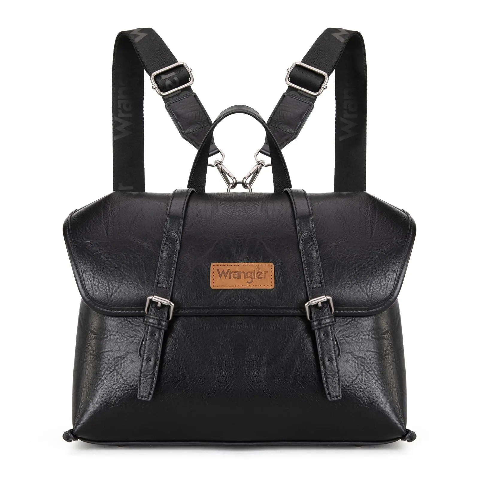 Wrangler Convertible Backpack for Women Laptop Briefcase Messenger Bag Stylish Daypacks Retro Flap Shoulder Bag for Work Travel