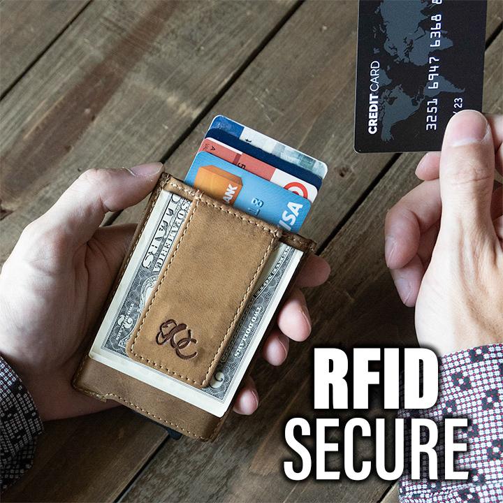 Automatic Pop-Up Wallet for Men - Leather Wallet for Men high quality wallet men portable wallet Men's Minimalist Money Compact