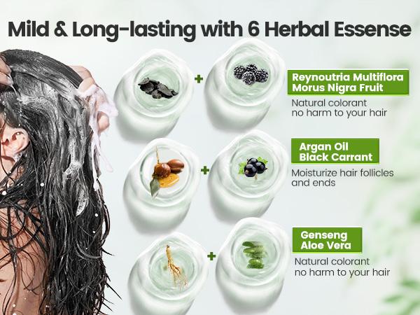 Limer,Chestnut Brown, 6-in-1 Instant Bubble Hair Dye Shampoo, Tintes de Cabello,Grey Coverage,Herbal Ingredients,Non-stained Skin,Long Lasting,Plant Haircare Limer,Chestnut Brown, 6-in-1 Instant Bubble Hair Dye Shampoo, Tintes de Cabello,Grey Coverage,Herbal Ingredients,Non-stained Skin,Long Lasting,Plant Haircare