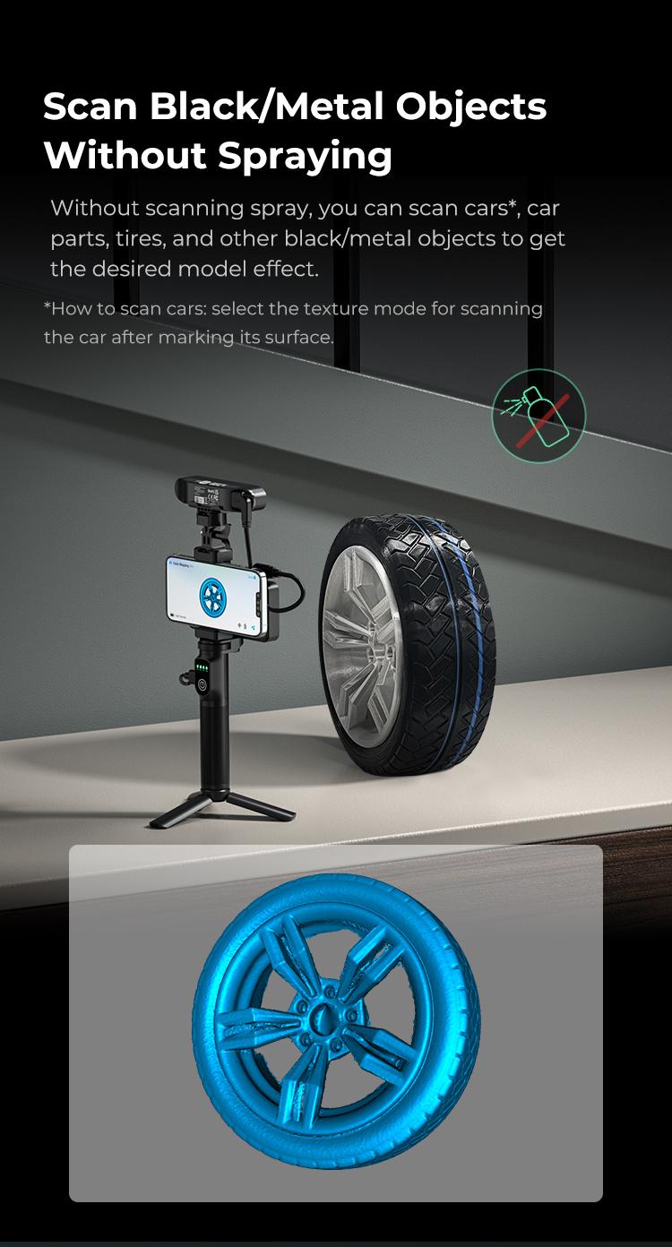 Creality CR-Scan Ferret Pro 3D Scanner with 0.1mm Accuracy, WiFi 6, Anti-Shake 3D Imaging, 24-Bit Color, Scan Black/Metal, Portable, Low Power Creality CR-Scan Ferret Pro 3D Scanner with 0.1mm Accuracy, WiFi 6, Anti-Shake 3D Imaging, 24-Bit Color, Scan Black/Metal, Portable, Low Power