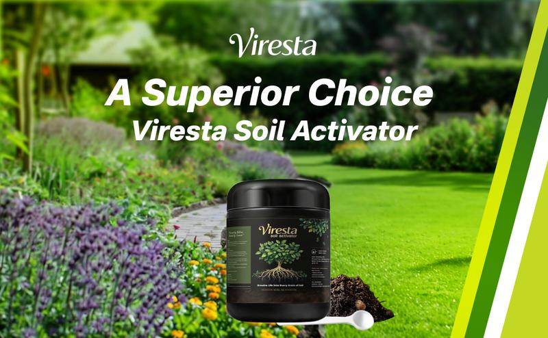 Viresta Soil Revitalizer (13.8oz / 390g), Concentrated Humic Acid Formula for Lawn & Garden Plant Food Enhancer Yields 266 Gallons Fertilizer Lawn & Garden Soil Conditioner - Plant Food Enhancer, Concentrated Humic Acid Viresta Soil Revitalizer (13.8oz / 390g), Concentrated Humic Acid Formula for Lawn & Garden Plant Food Enhancer Yields 266 Gallons Fertilizer Lawn & Garden Soil Conditioner - Plant Food Enhancer, Concentrated Humic Acid