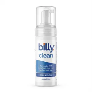 Billy Clean- Natural No-Rinse, No-Wipe Antibacterial Handy & Body Foam- Hand & Whole Body Soap for Camping– No Water Needed. No Chemicals. Just Clean Skin.