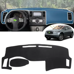 Canvcle Suede Dash Cover for Infiniti FX35 FX45 FX50 2003-2008 Custom Fit Non-Slip UV Protection Dashboard Mat Sunshade Protector Car Interior Accessories