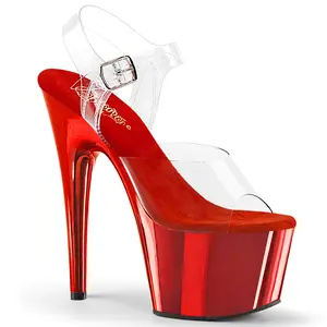 Pleaser Adore-708 Women's Classy Elegant Fashion Sandals with Platform Height Heels