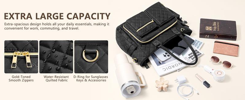 Floe Bible Cover Case Large Tote Bag for Women w/Shoulder Strap, Christmas Christian Gifts for Women