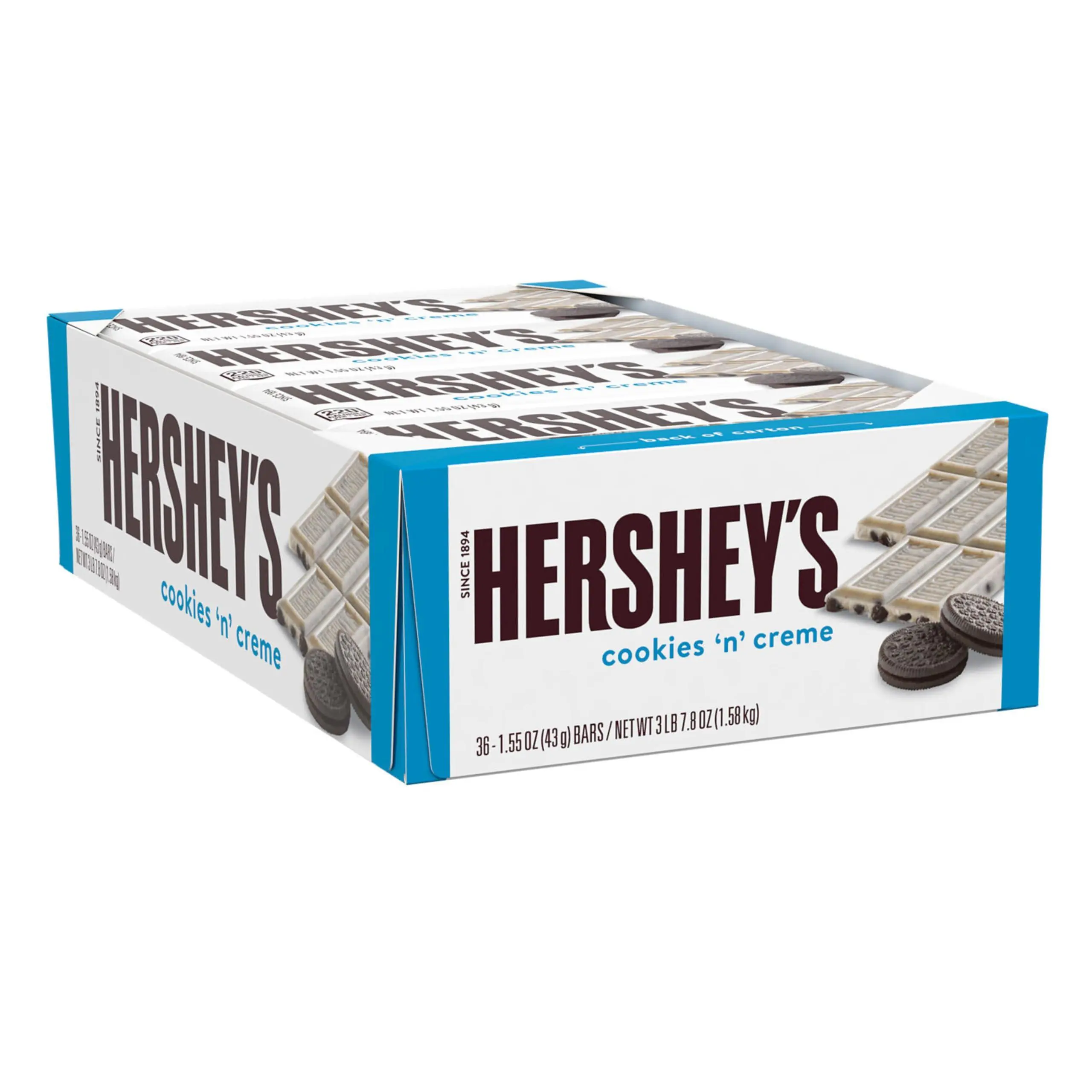 Hershey's Cookies 'n' Creme Bar 36 Count 1.55 ounce