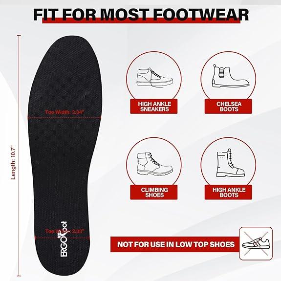 Invisible Height Increase Insoles Up to 6cm, Discreet Adjustable Heel Lifts, Breathable Shock Absorbent Insoles for All-Day Comfort & Confidence