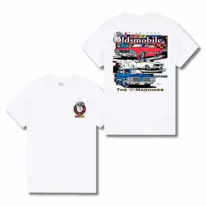 Oldsmobile 442 W-Machine T-Shirt –  455 Hurst Muscle Car Graphic Shirt Featuring Classic American Performance Car Design for Fans, shirts men.