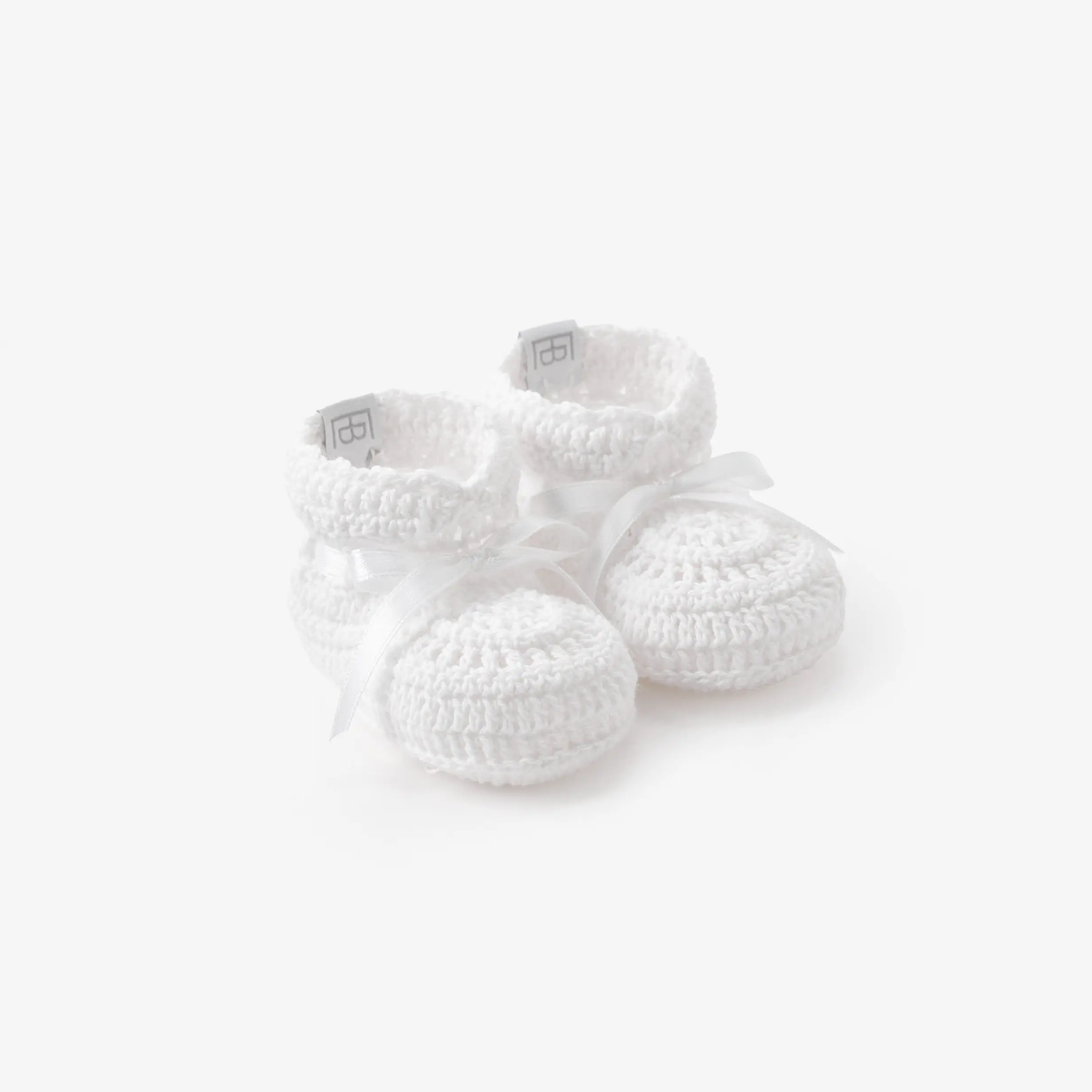 Christening Hand Crocheted Baby Booties Christening Hand Crocheted Baby Booties