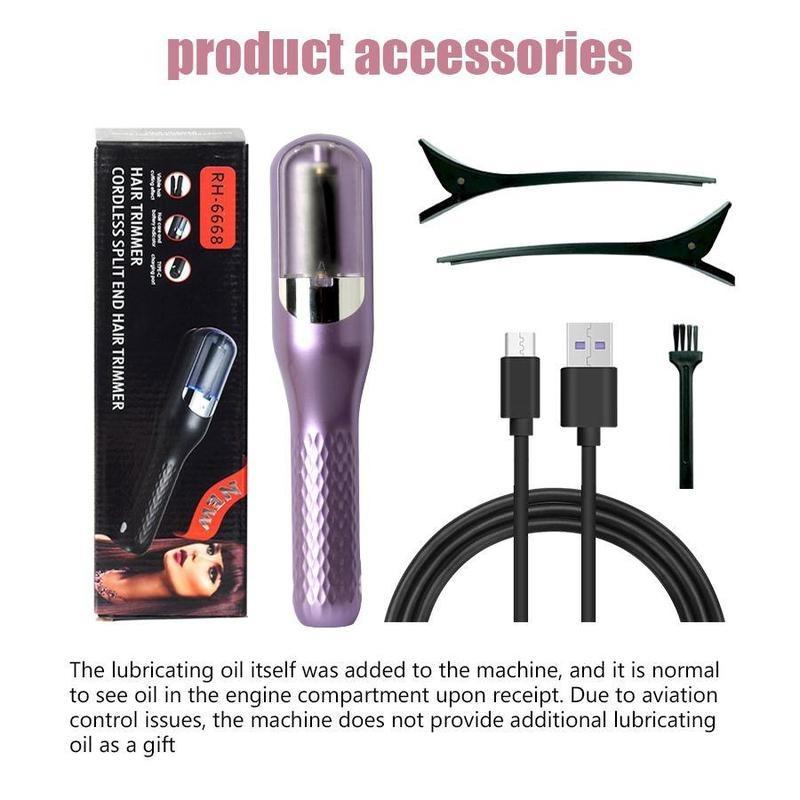 Automatic Electric Hair Clipper, Christmas Gifts Fall Gifts, Multifunctional Type-c Rechargeable Hair Split End Clipper,  Split End Trimmer,  Portable Wireless Hair Trimmer, Hair Care Tool for Gift