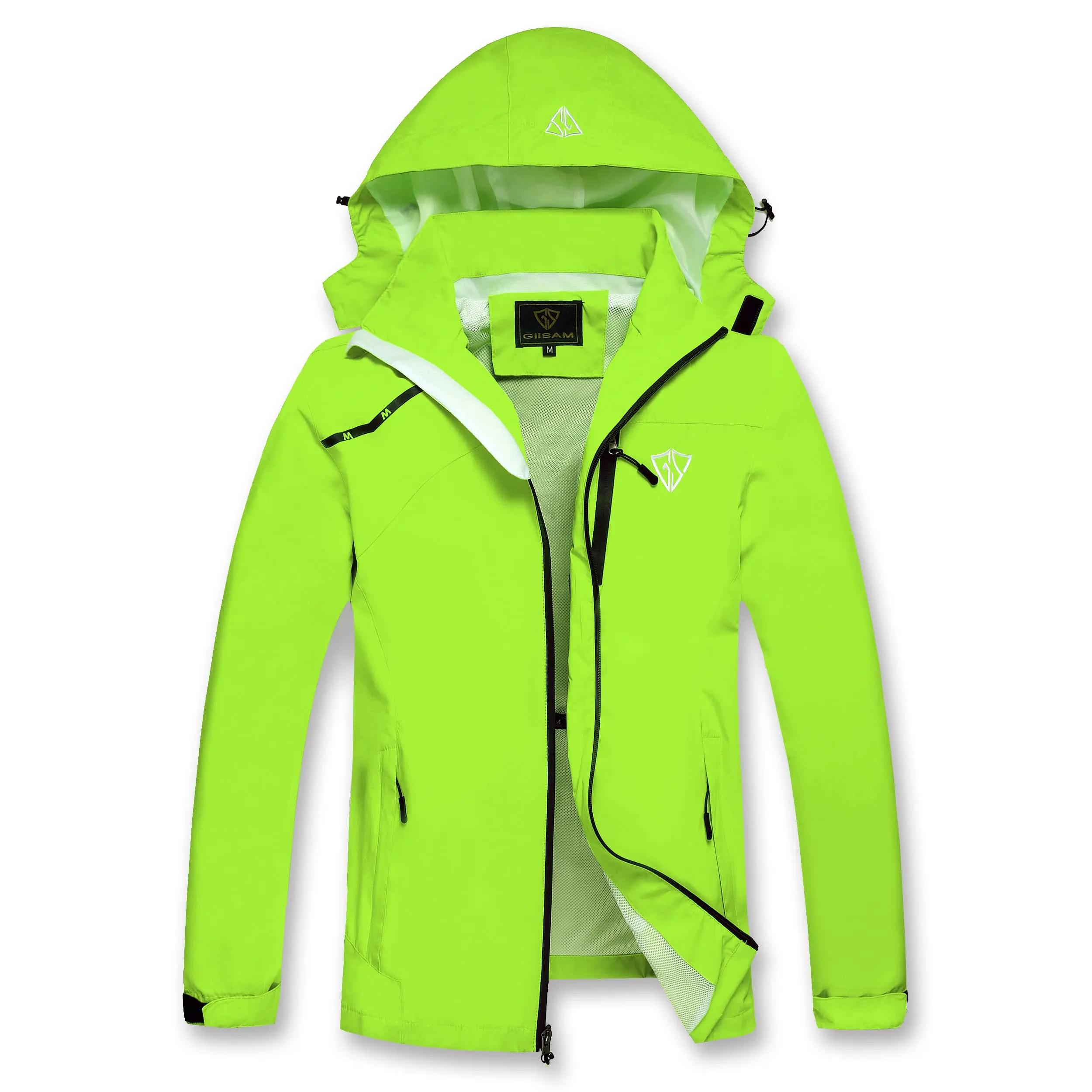 Mens Windproof Jacket Waterproof Lightweight Mountain Sport Jacket for Men Hooded Windbreaker Raincoat