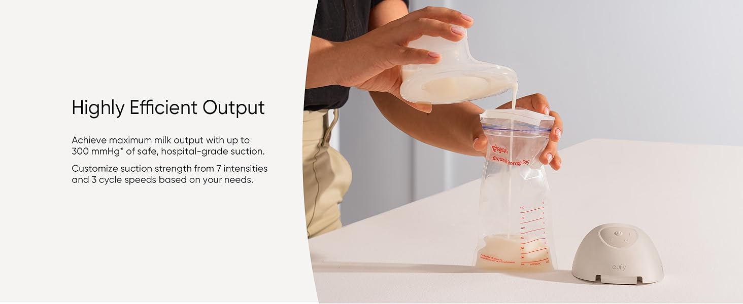 Eufy E10 Wearable Breast Pump, Hands-Free Electric Breast Pump with App Control, Personalized Smart Rhythm, Hospital Grade Suction for More Milk, Portable, Leak-Proof & Ultra-Quiet Eufy E10 Wearable Breast Pump, Hands-Free Electric Breast Pump with App Control, Personalized Smart Rhythm, Hospital Grade Suction for More Milk, Portable, Leak-Proof & Ultra-Quiet