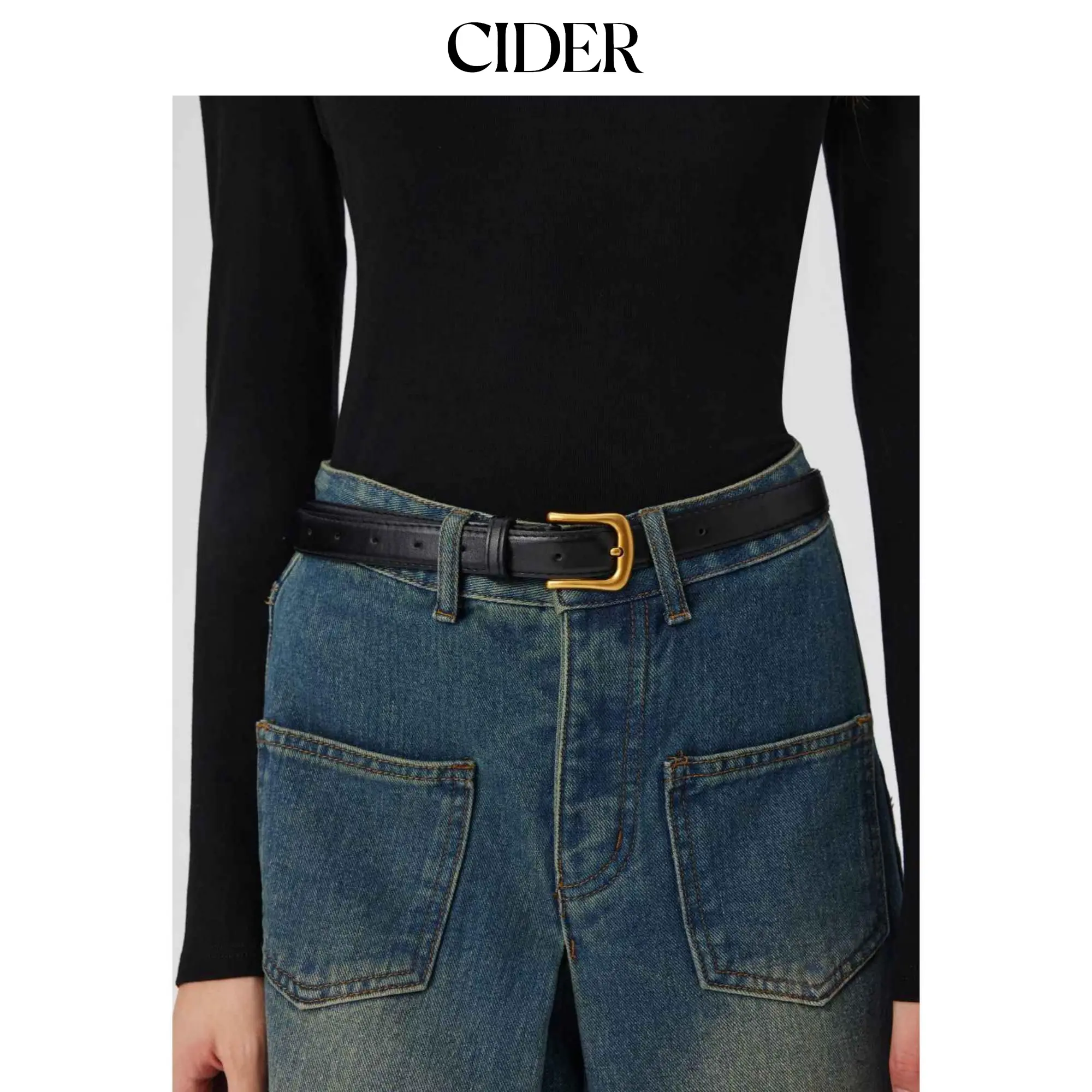 Cider [4 colors, size One Size-One Size] CLASSIC BUCKLE BELT