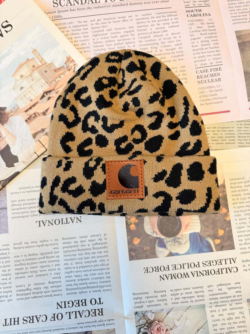 Classic Cow Print Beanie Perfect Blend of Comfort Warmth and Trendiness for Every Occasion