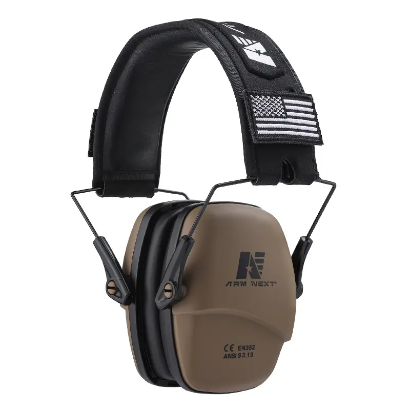 ARM NEXT Folding Hearing Protector 26dB NRR High Performance Ear Muffs CE ANSI Certified Lightweight Comfort Detachable Ear Pads Foldable for Shooting Hunting Lawn Mowing Chainsaw Work tiktokshopbacktoschool