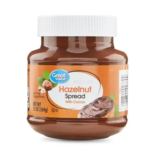Great Value Hazelnut Spread, 13 oz – Creamy Chocolate Hazelnut Spread for Toast, Pancakes, Waffles, Fruit & Baking