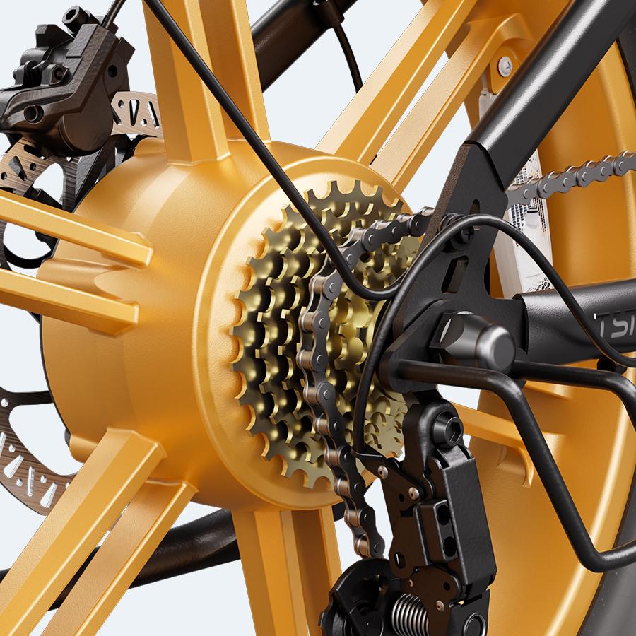 R9 Electric Bike 1500W Dual Battery | Up to 120 Miles Range | 20"x4.0 Fat Tires | 7-Speed, LCD Display, Front Suspension | Adult Ebike R9 Electric Bike 1500W Dual Battery | Up to 120 Miles Range | 20"x4.0 Fat Tires | 7-Speed, LCD Display, Front Suspension | Adult Ebike