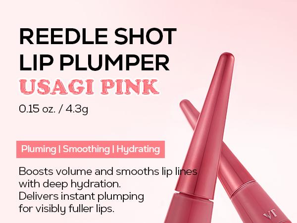 [Official VT Cosmetics] Reedleshot Lip Plumper gloss lips, Lip plump korean skincare products, kbeauty viral Comfort Glossy Lipgloss Makeup, Volufiline