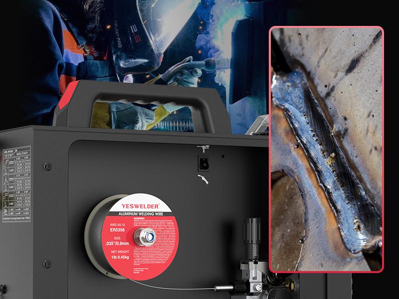 YESWELDER ER5356 .030"/.035" Diameter 1LB Spool Magnesium Aluminum MIG Welding Wire