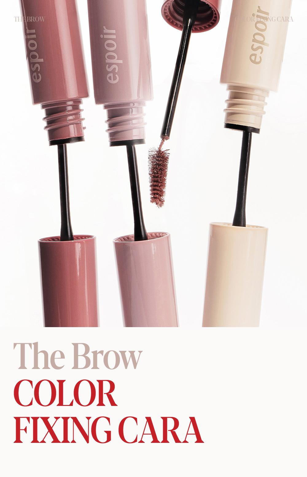 [Espoir Official][Viral] The Brow Fixing Cara | Eyebrow Coloring Mascara with 15° Angled Brush | Long-Lasting, Smudge-Proof, Waterproof | Available in 7 Shades
