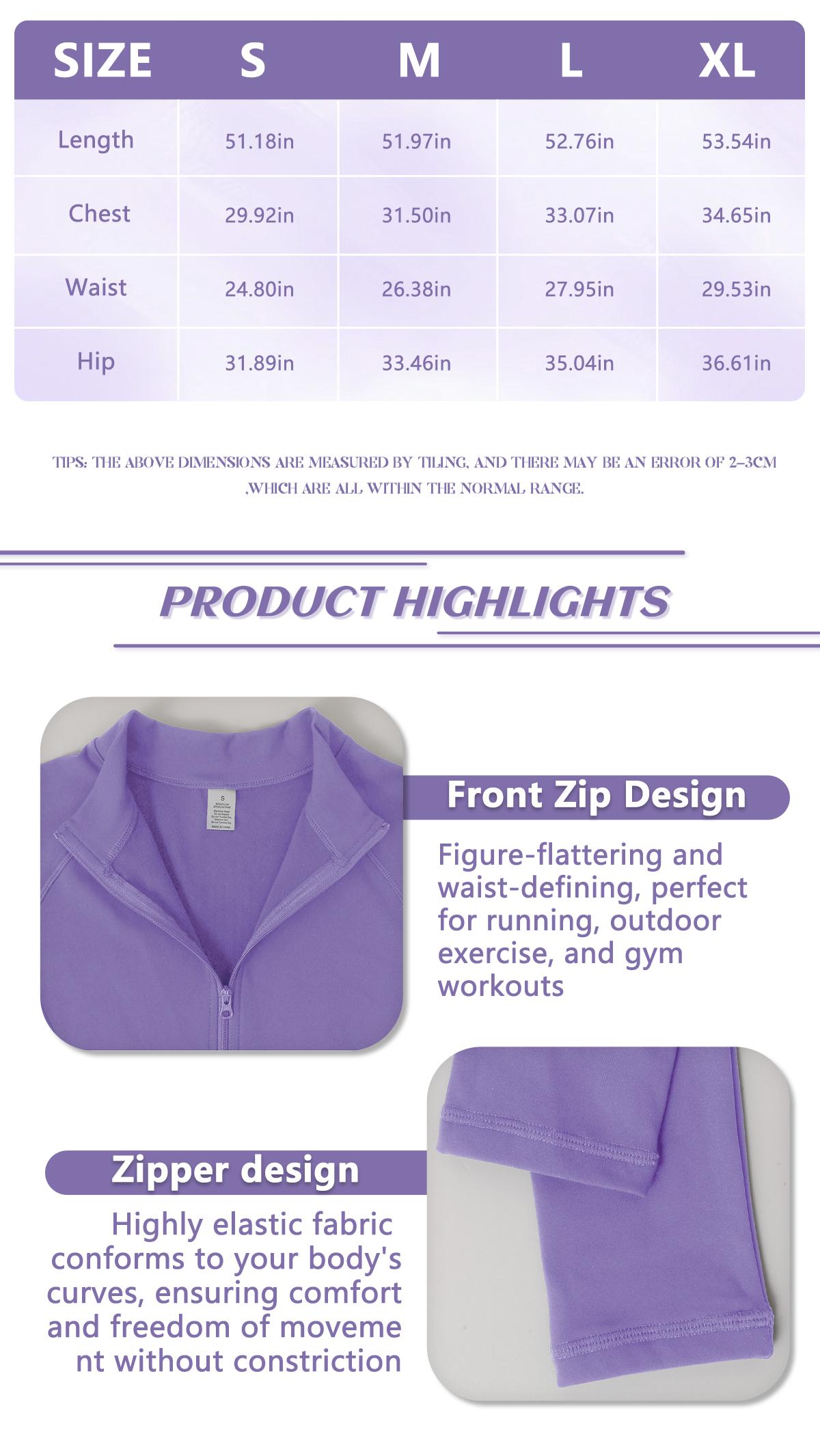 TIMEOFF Women's Long-Sleeve Fleece-Lined Mock-Neck Zip-Up Jumpsuit, Stretchy Body-Sculpting Workout Gym Clothing for Winter Yoga TIMEOFF Women's Long-Sleeve Fleece-Lined Mock-Neck Zip-Up Jumpsuit, Stretchy Body-Sculpting Workout Gym Clothing for Winter Yoga