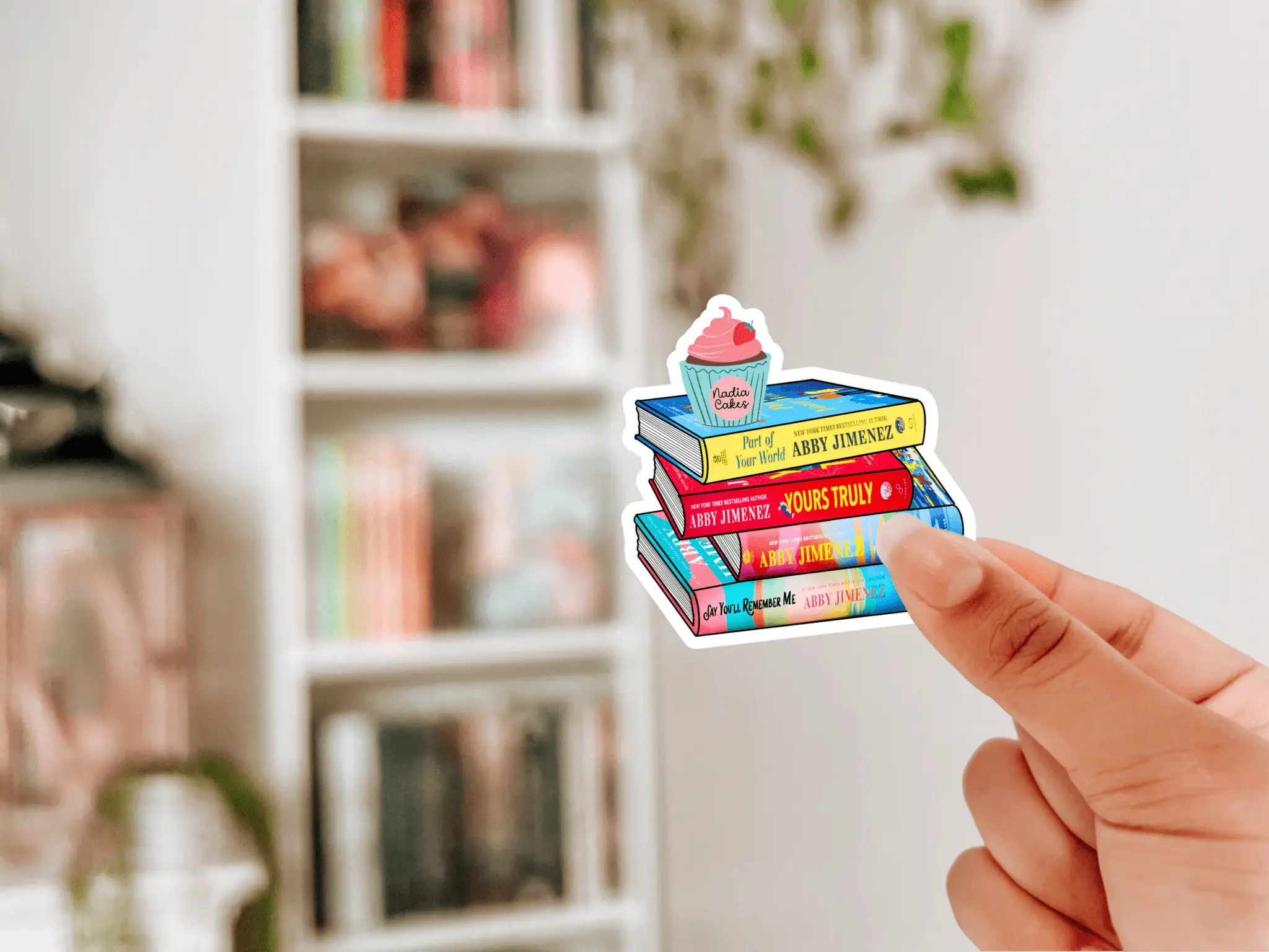Abby Jimenez Bookstack Sticker