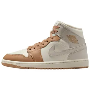 Wmns Air Jordan 1 Mid 'Pale Ivory Hemp'