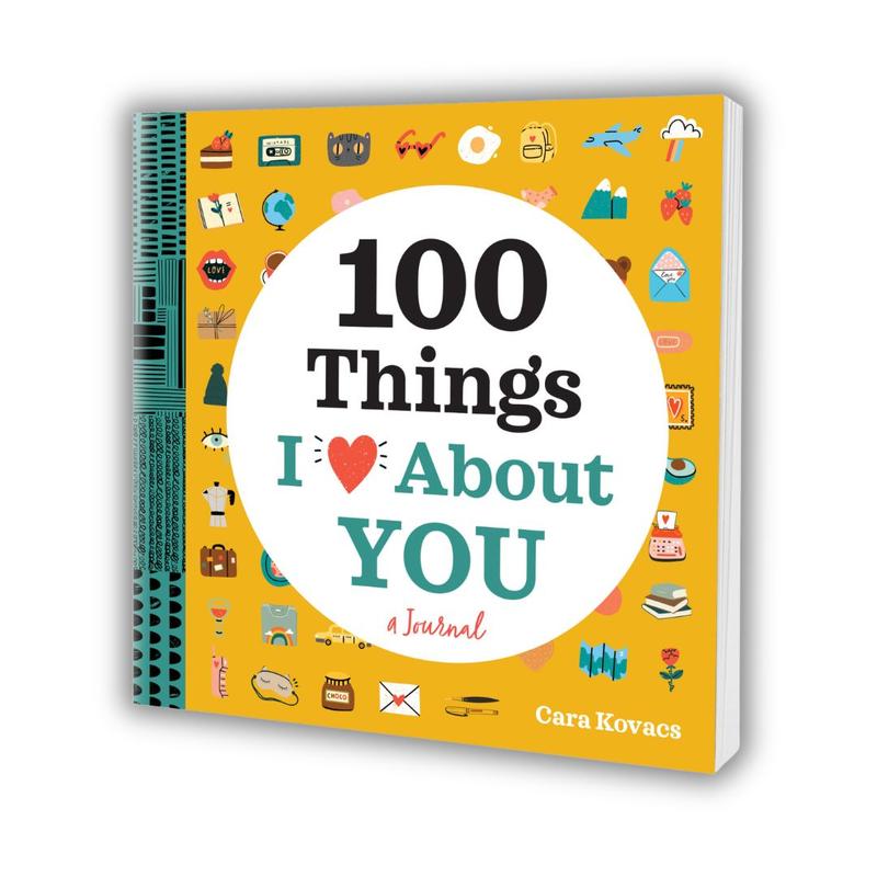 A Love Journal: 100 Things I Love about You, Romantic Fill-in-the-Blank Couples Journal and Personalized Gift for Your Partner