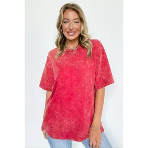 Melena Mineral Washed Relaxed Top - BACK IN STOCK