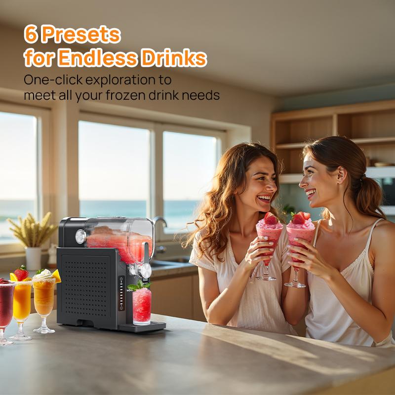 AD03 Professional Slushie Machine, 6 Preset Programs, 88 Ounces Smoothie Maker with Self-Cleaning Function, LED Display, Ice-Free Slush Maker for Milkshakes, Smoothies, Margaritas, Frappes and More#TikTokShopBlackFriday, Blenders, Kitchen Appliances AD03 Professional Slushie Machine, 6 Preset Programs, 88 Ounces Smoothie Maker with Self-Cleaning Function, LED Display, Ice-Free Slush Maker for Milkshakes, Smoothies, Margaritas, Frappes and More#TikTokShopBlackFriday, Blenders, Kitchen Appliances