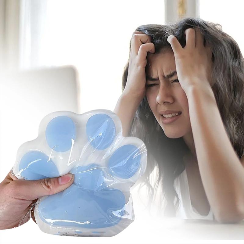 2026 New Taba Squishy Handmade Big Taba Squishy Cat Paw Silicone Squeeze Toys for Stress Relief 6" X-Large Size Cat Paw Giant Paw Squishy Fidget Toys for Anxiety&Relaxation|Desk Accessory for Adults