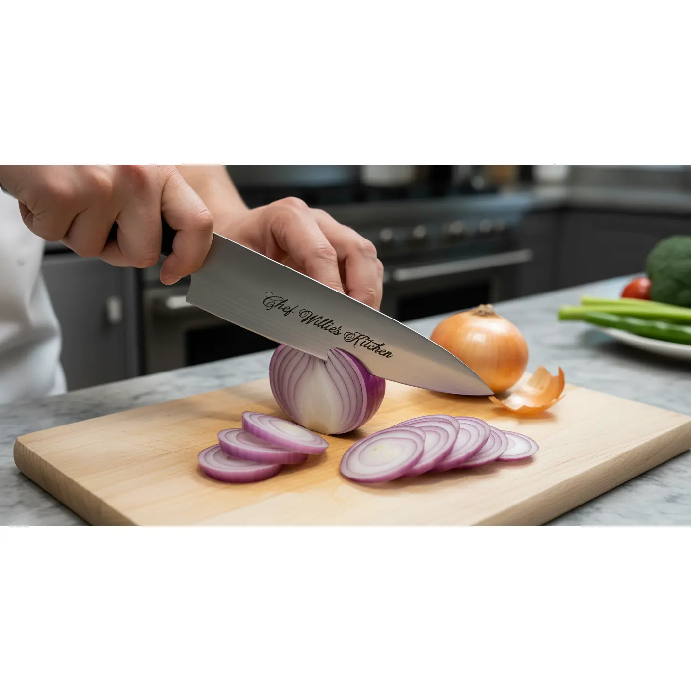 Engraved Chef’s Knife