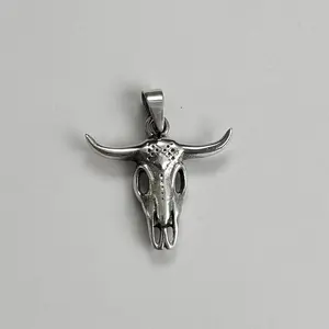 GAIA Bull Skull Pendant