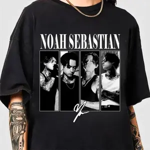 Noahh Sebasstian T-shirt, Badd Ommens Dark Melancholy Aesthetic Tee, Vintage Metalcore Band Style Shirt, Alternative Rock Inspired Graphic Tee, Full Sizes, Full Colors, For Men, For Women